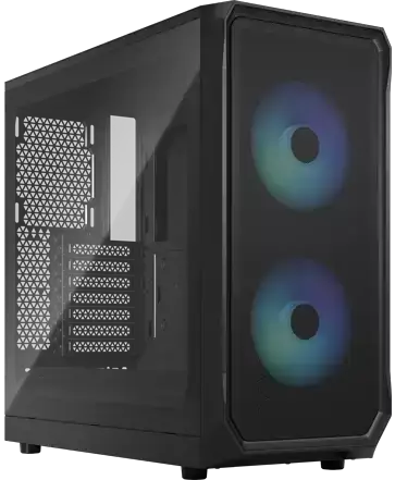 Fractal Design Focus 2 RGB Black TG Clear Tint